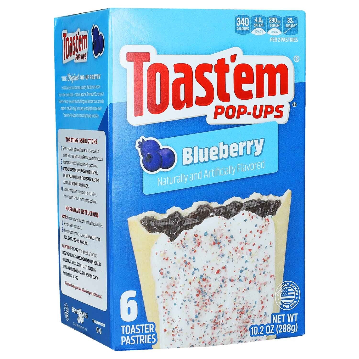 Toast'em Pop-Ups | Frosted Blueberry | 6 st | 288g