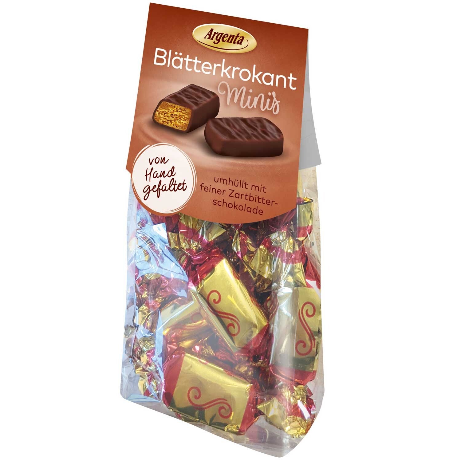 Argenta krokant mini's met pure chocolade | 120g