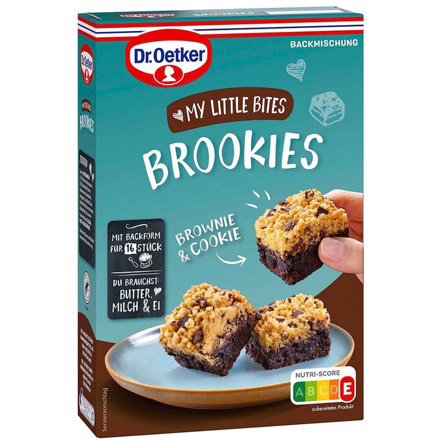 Dr. Oetker | My Little Bites | Brookies | Brownie & Cookie | 375g