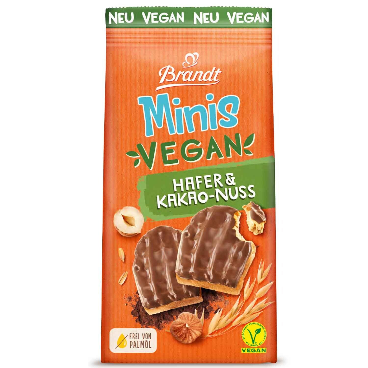 Brandt | Minis | Vegan | Haver en Cacaonoten | 85g