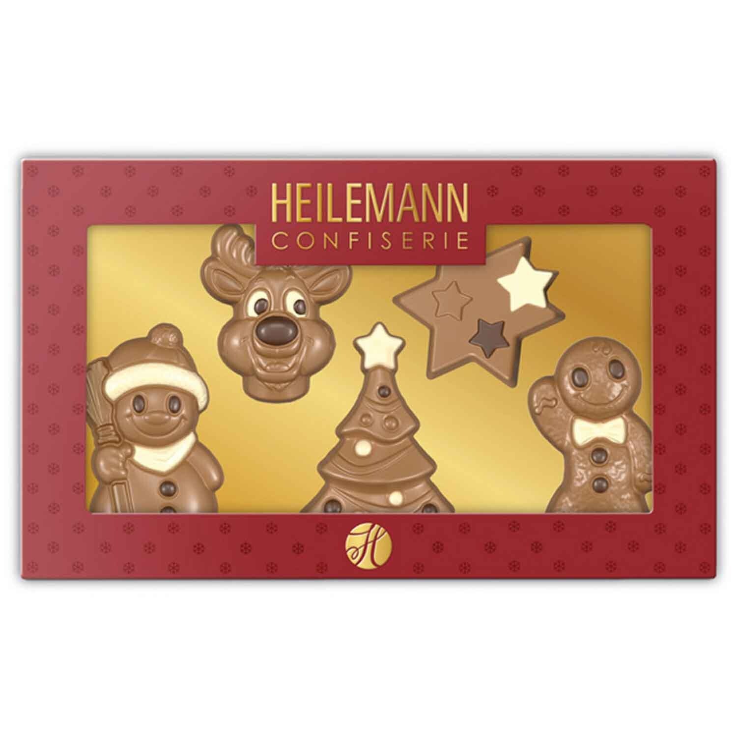 Heilemann Confiserie | Kerstfiguren met decoratie | 10 st | 100g