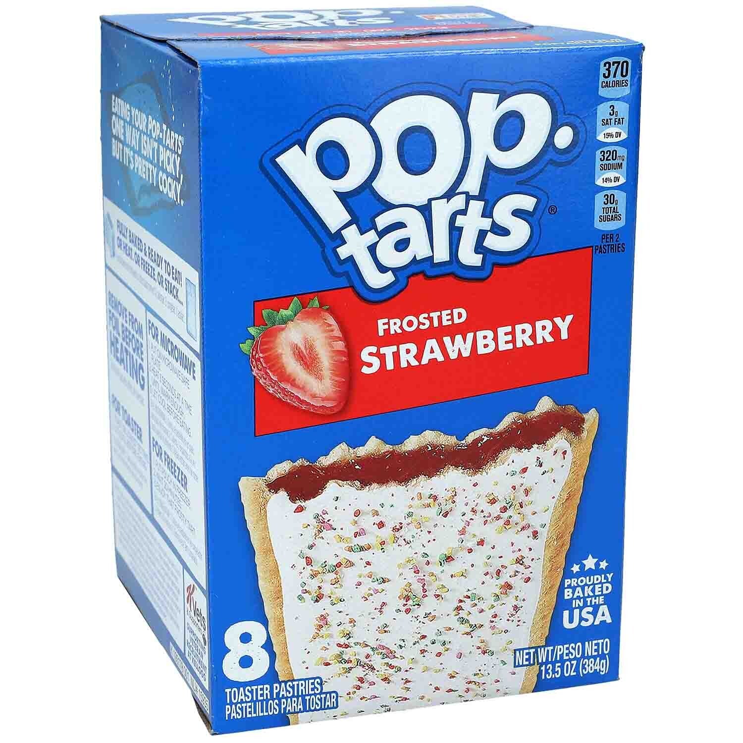 Kellogg's | Pop-Tarts Frosted Strawberry | 8 st | 384g