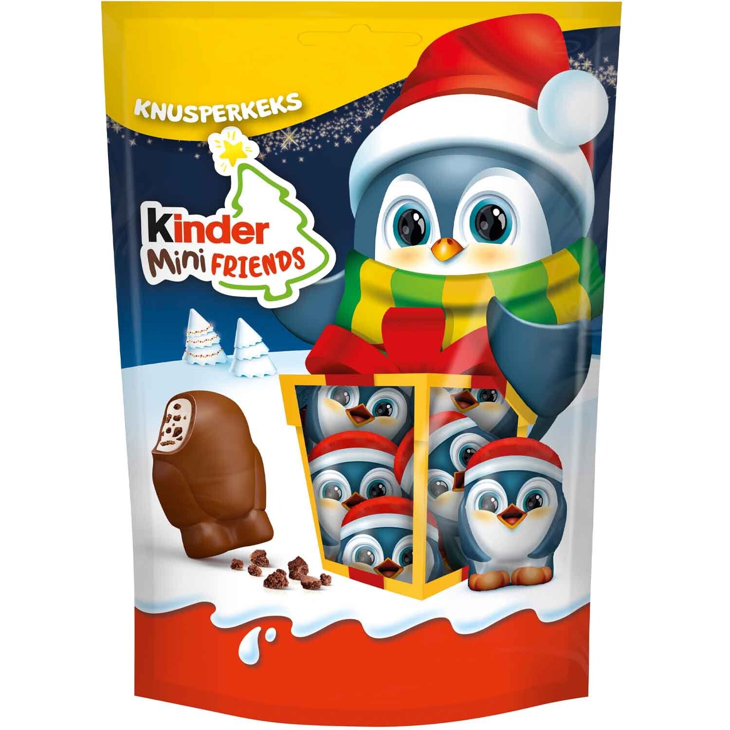 Ferrero | Kinder | Mini Friends | Melkchocolade | Kerst | 18 st | 122g