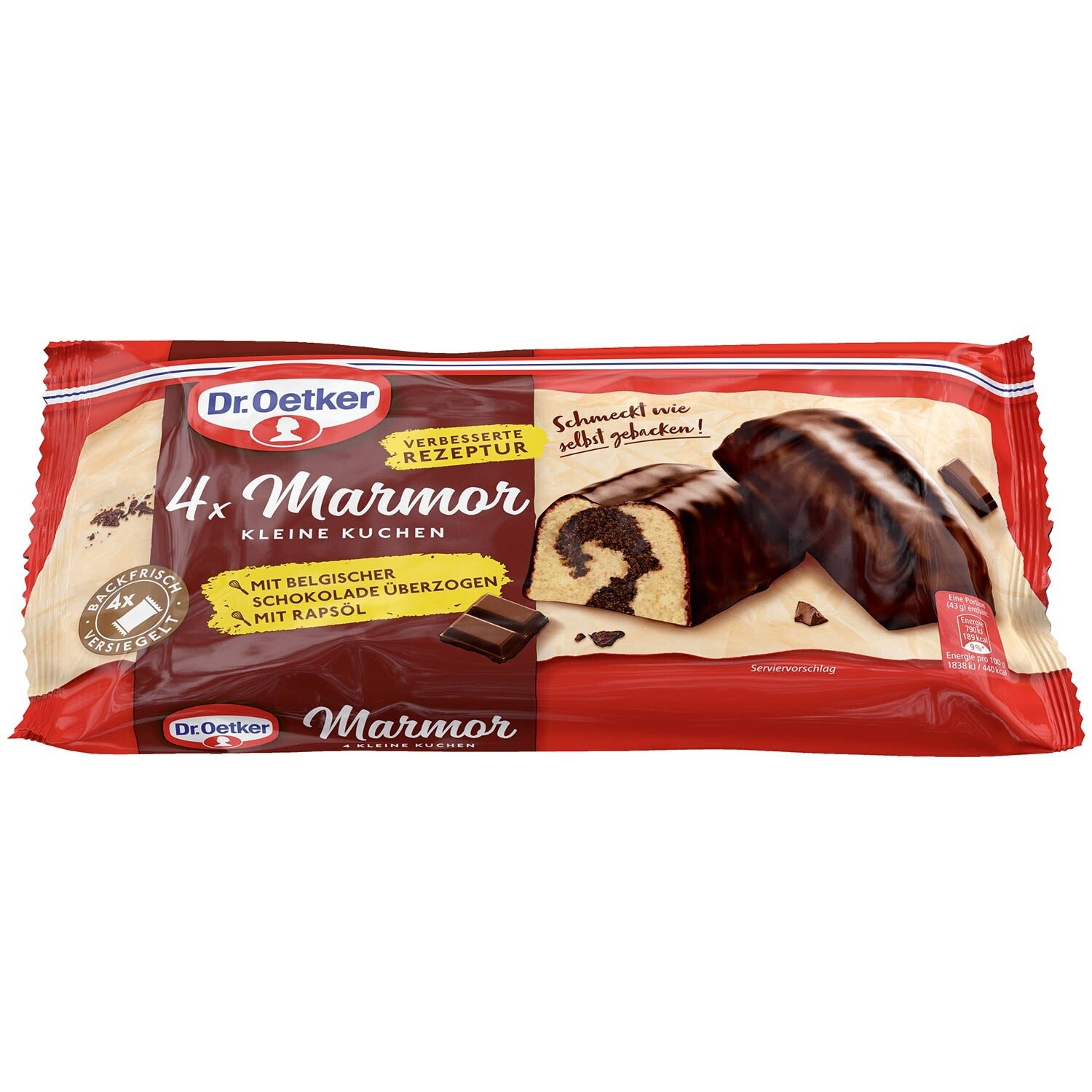 dr. Oetker | Cake Marmor | Kleine kuchen | 4x43g | 172g