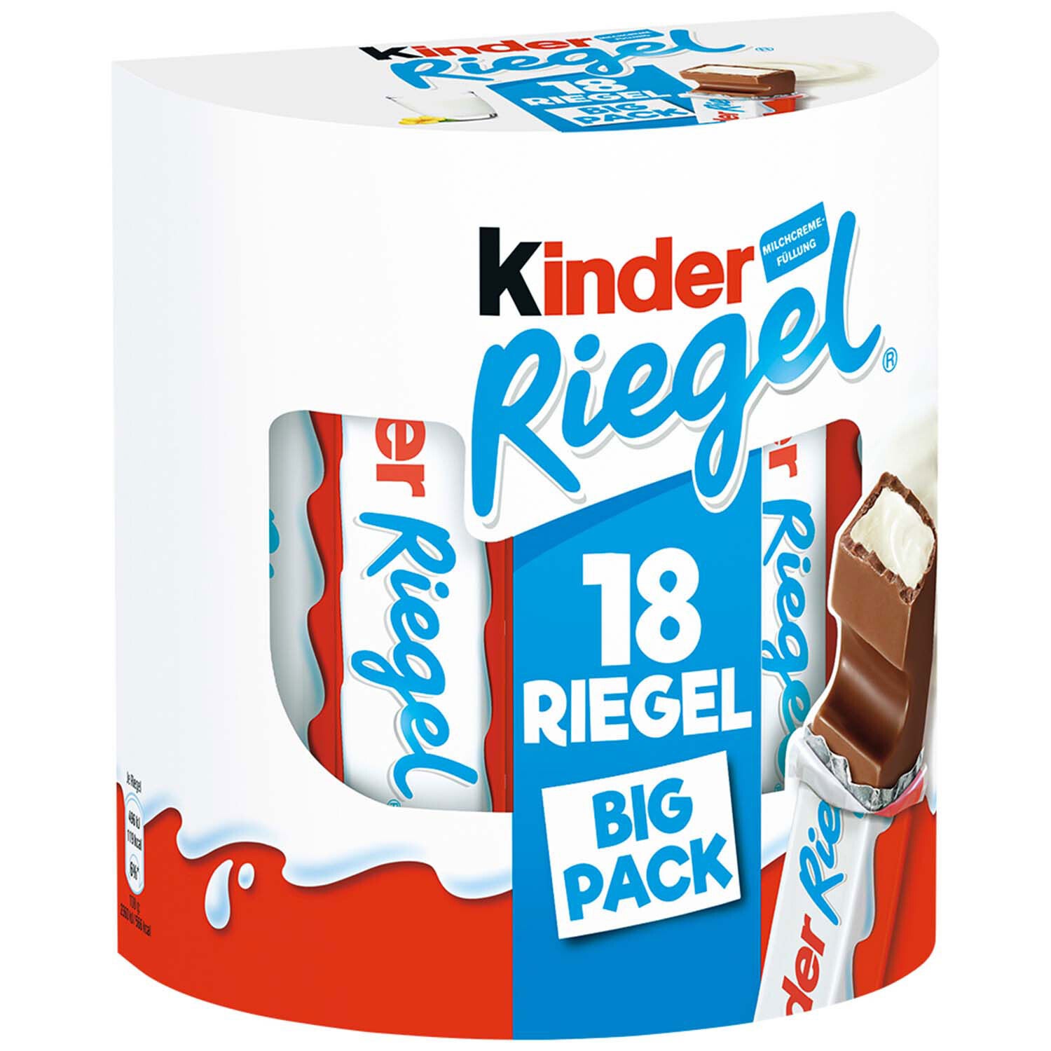 kinder | Melkchocolade repen | 18 stuks | Ferrero | 378g