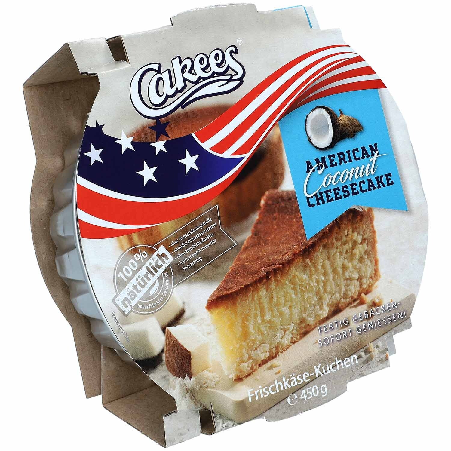 Cakees | Amerikaanse Cheesecake Kokosnoot | 450g