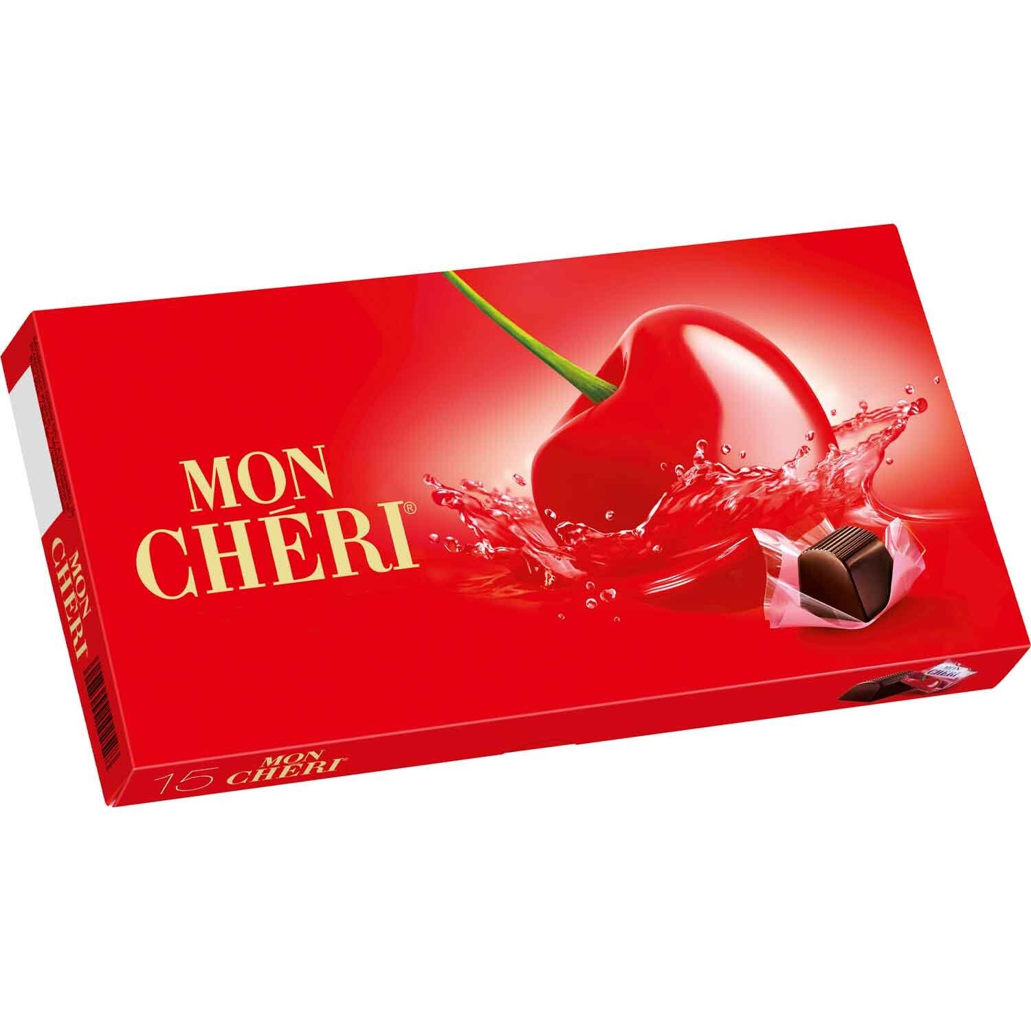 Mon Chéri | Likeurkerspralines | Halfzoete chocolade | 15 St | 157g
