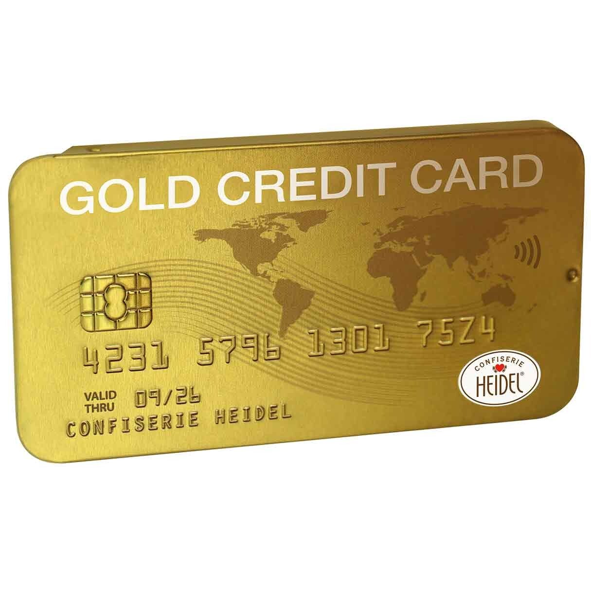 Heidel | Gold creditcard | 3x Melkchocolade | 30g