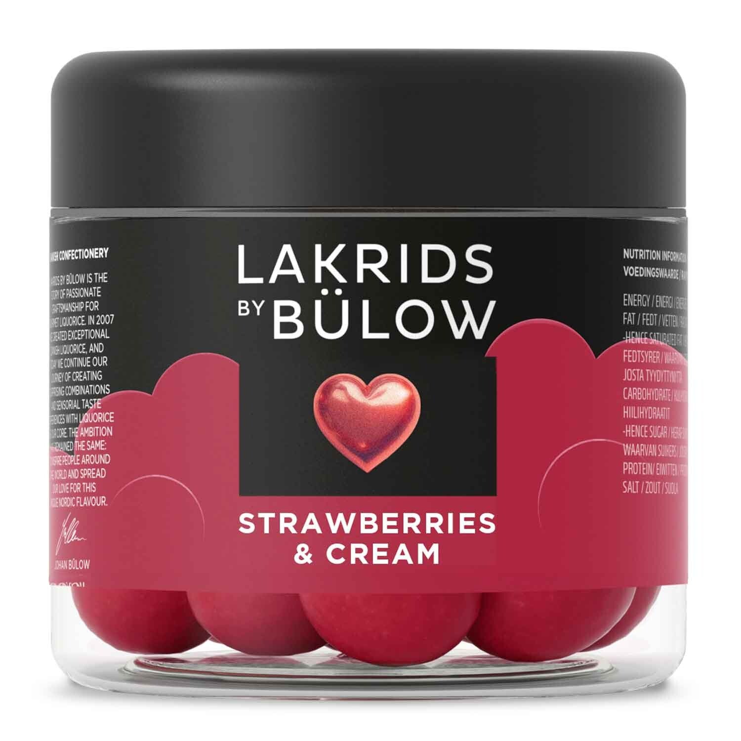 Lakrids by Bülow | Love | Strawberry & Cream | 125g