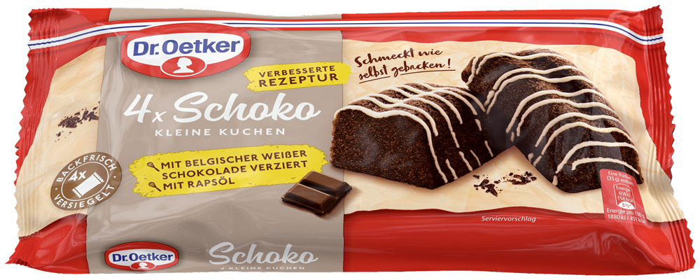 dr. Oetker | Chocolade biscuit | 4x35g | 140g
