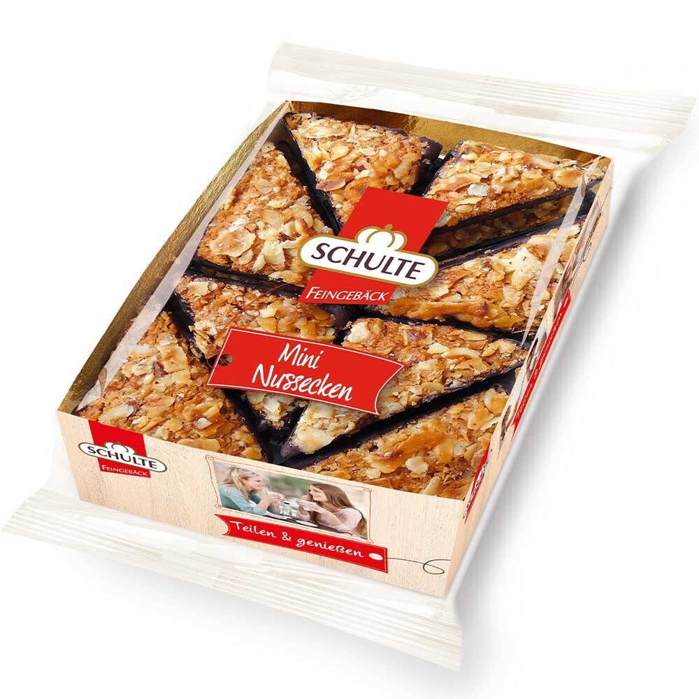 Schulte | Mini Nussecken | Hazelnootkoekjes| Puur | 200g