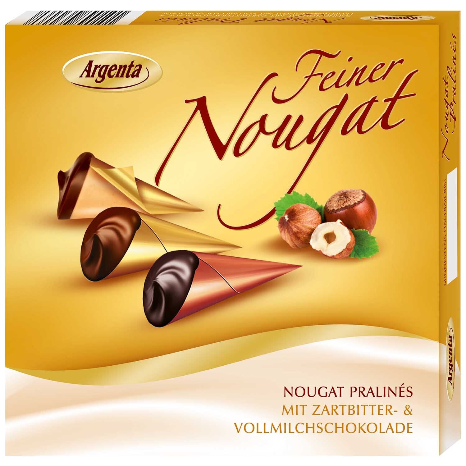 Argenta Fijne Nougatpralines hazelnoot 100g 10 stuks