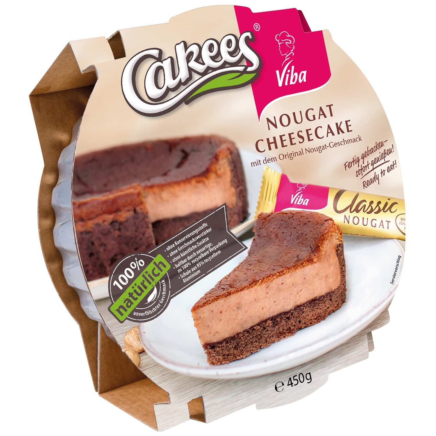Cakees | Viba Nougat Cheesecake | 450g