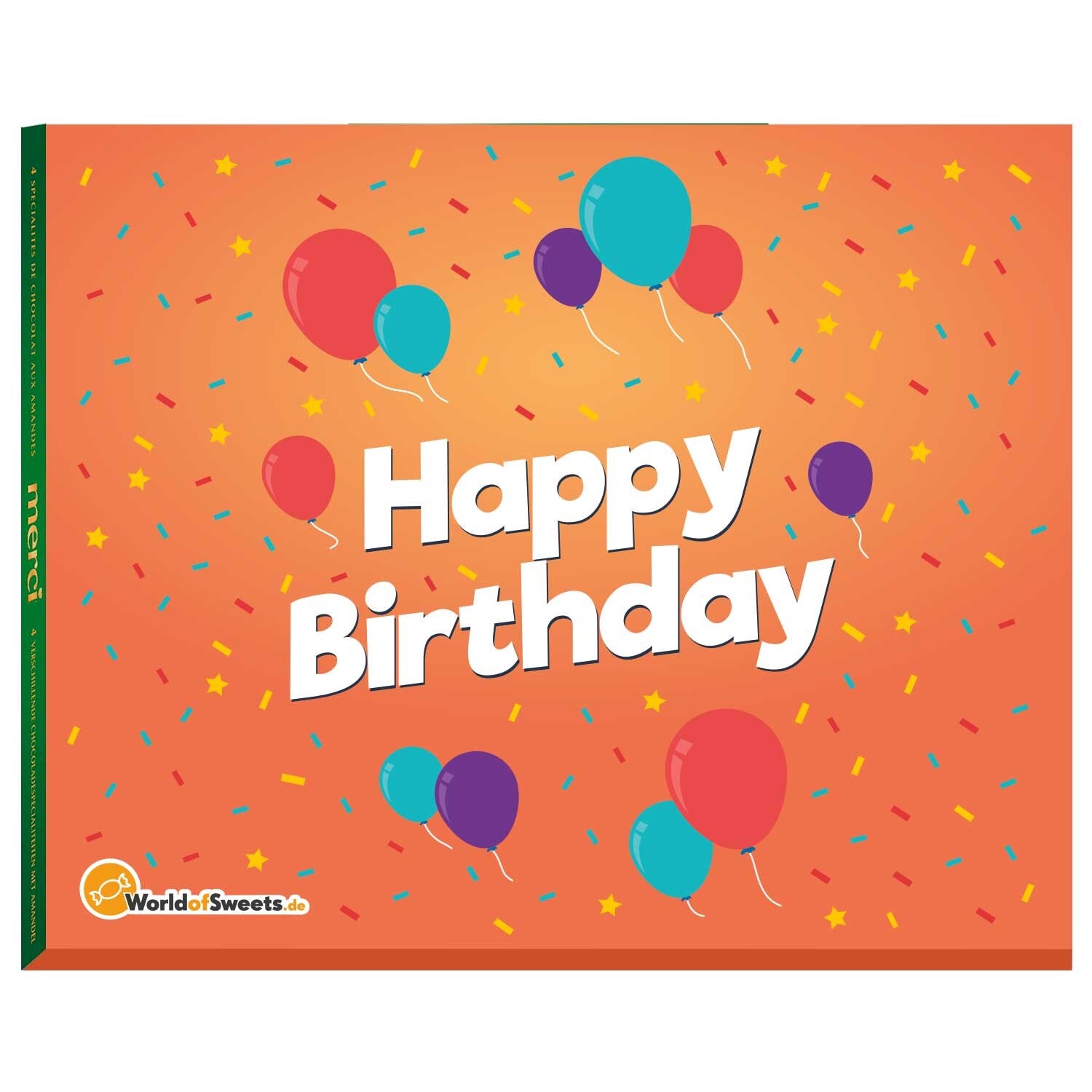 merci | Happy Birthday | Finest Selection | Amandel | Crispy Variatie | 250g