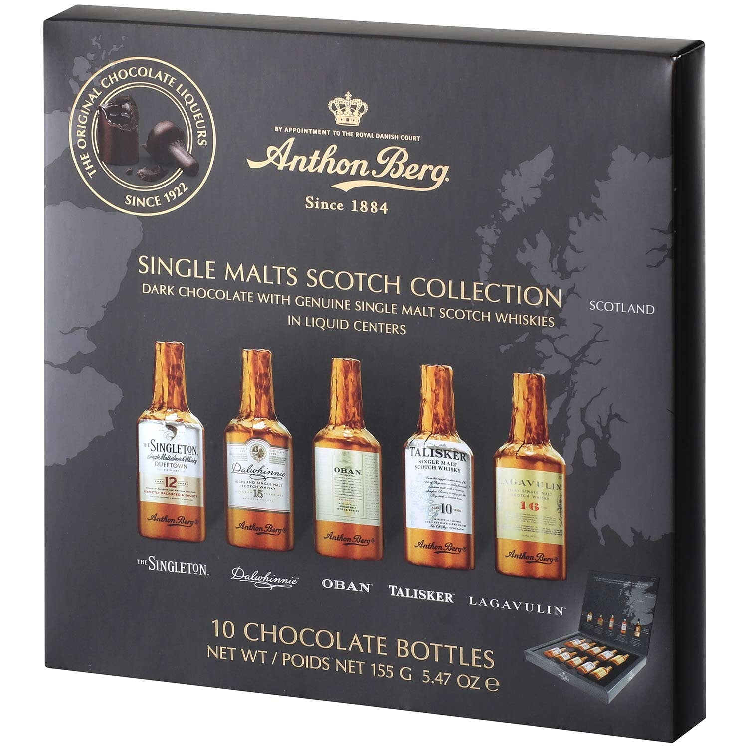 Anthon Berg | Single Malts Scotch Collection | 10 st | 155g
