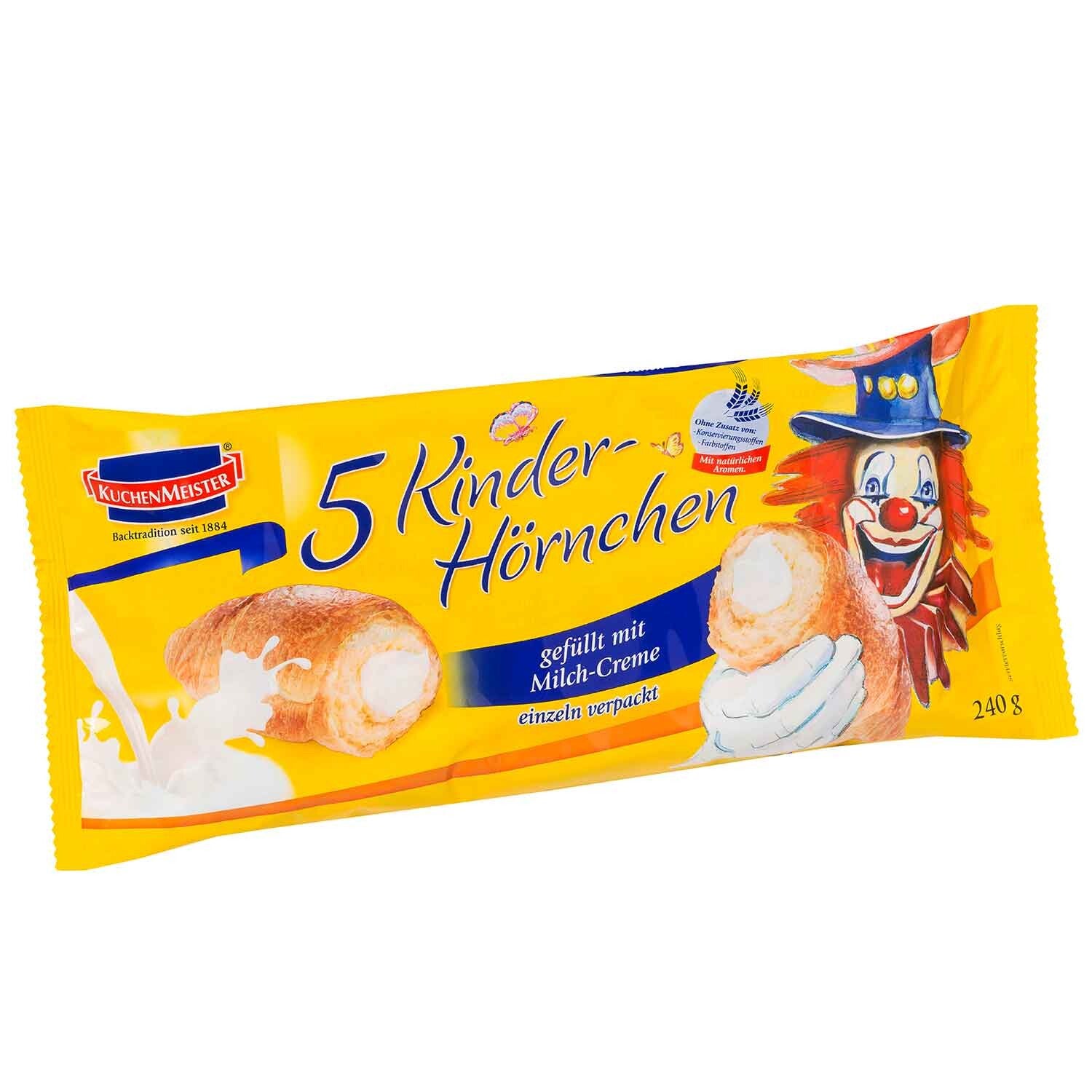KuchenMeister | Kinder croissant | Melkcrème | 5x48g | 240g