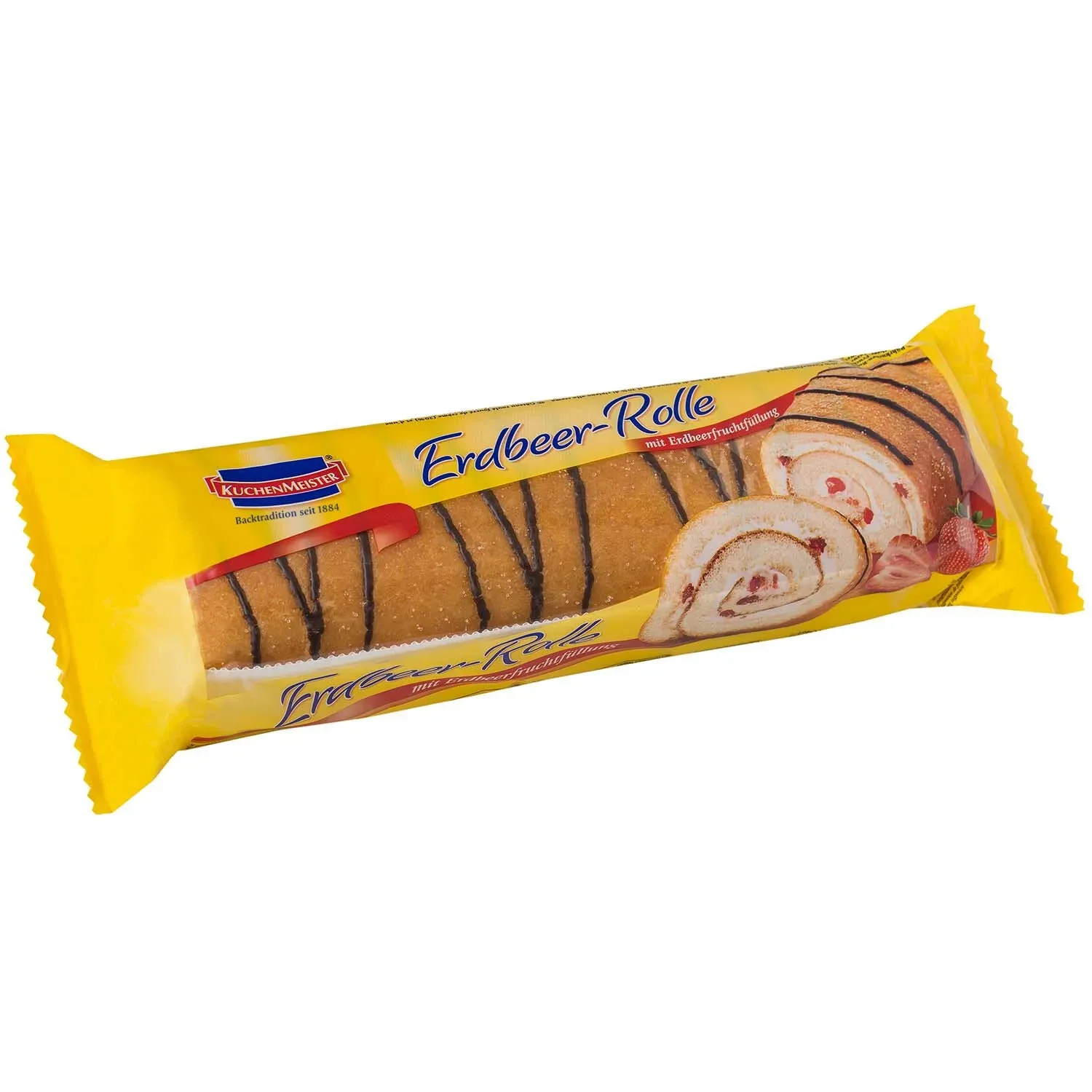 KuchenMeister | Aardbeienrol | 400g