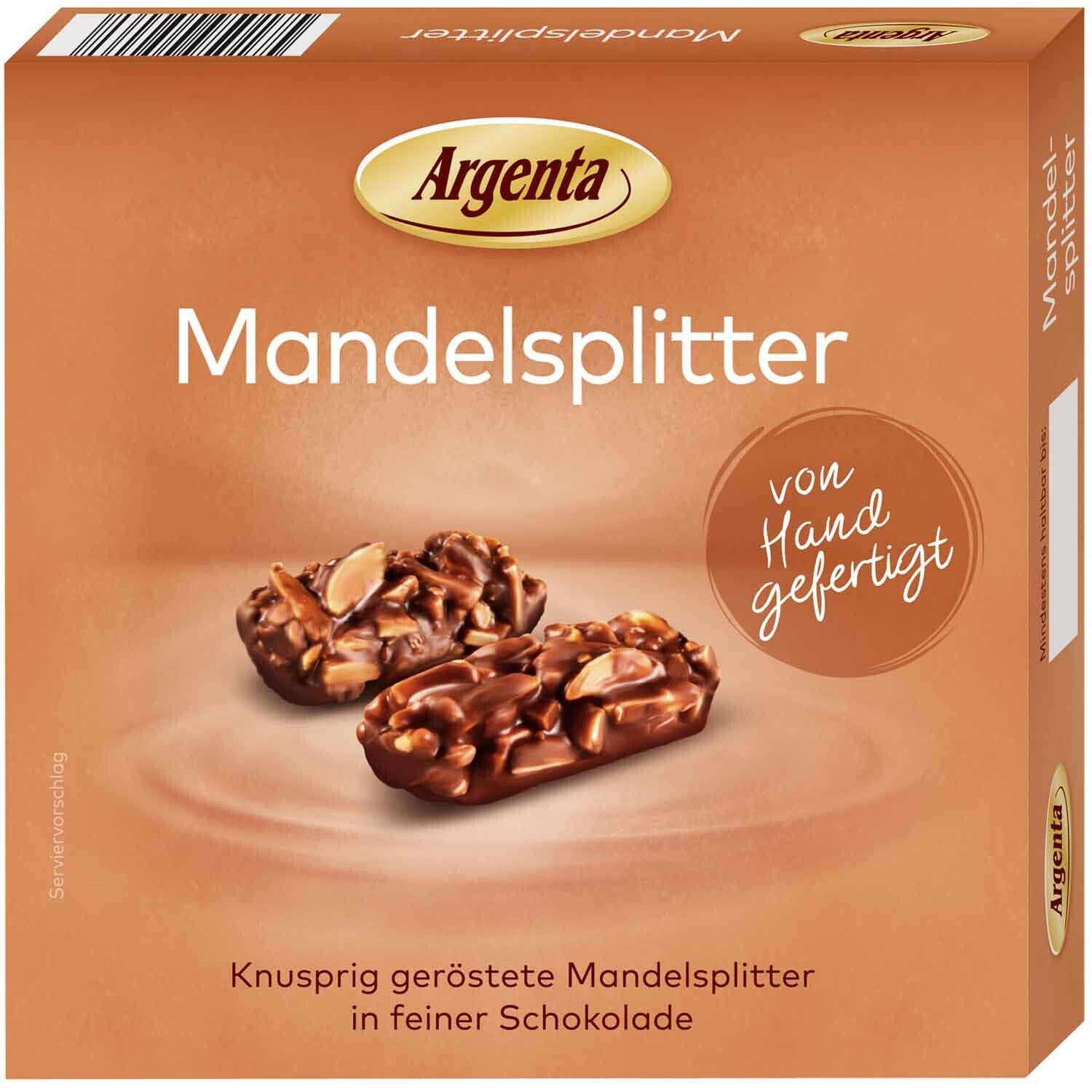 Argenta amandelschaafsel melkchocolade 80g