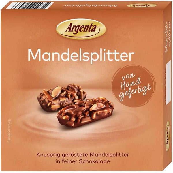 Argenta amandelschaafsel melkchocolade 80g
