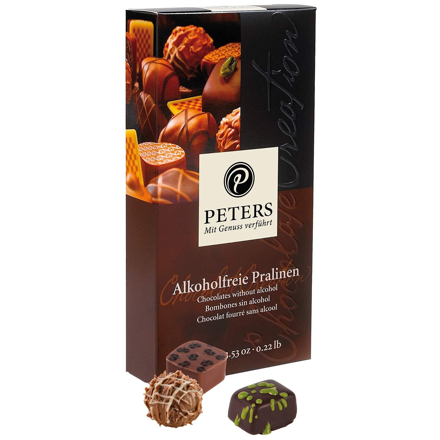 Peters alcoholvrije chocolaatjes 100g