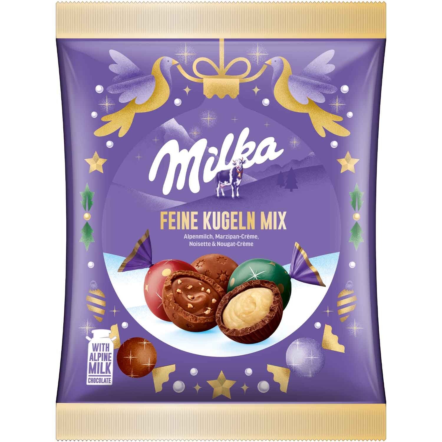Milka | Fijne Ballen Mix | 12 st | 136g