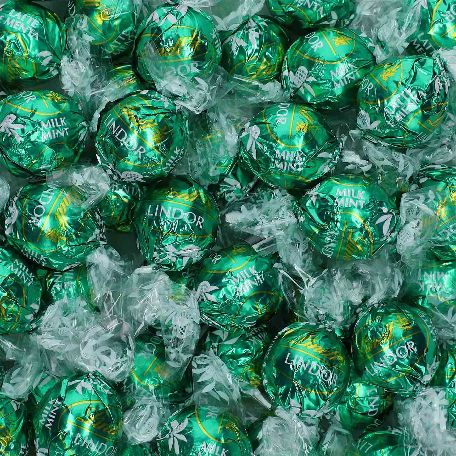 Lindt Lindor bal melkchocolade pepermunt 3kg