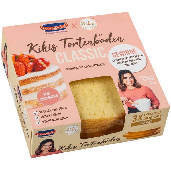 KuchenMeister | Kikis Kitchen Classic | Taartbodems set van 3 | 300g