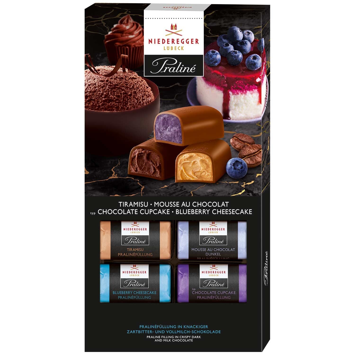 Niederegger 16 Klassieke Praline | 200g | 4x assorti