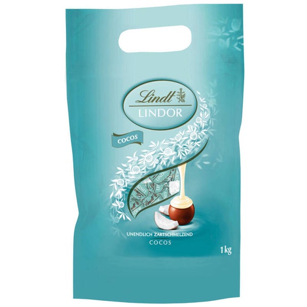 Lindt Lindor melkchocolade balletjes kokosnoot 1kg