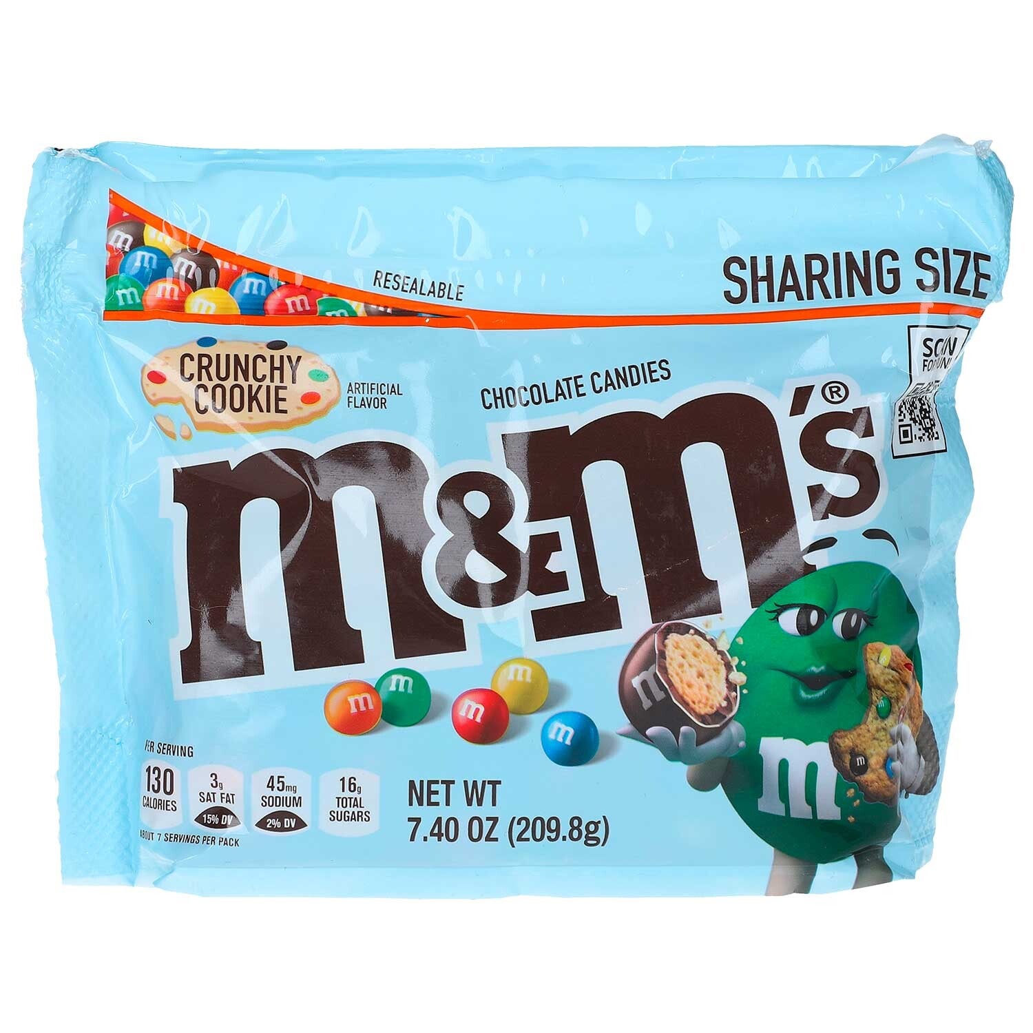 M&M'S | Crunchy Cookie | Melkchocolade | 209,8g