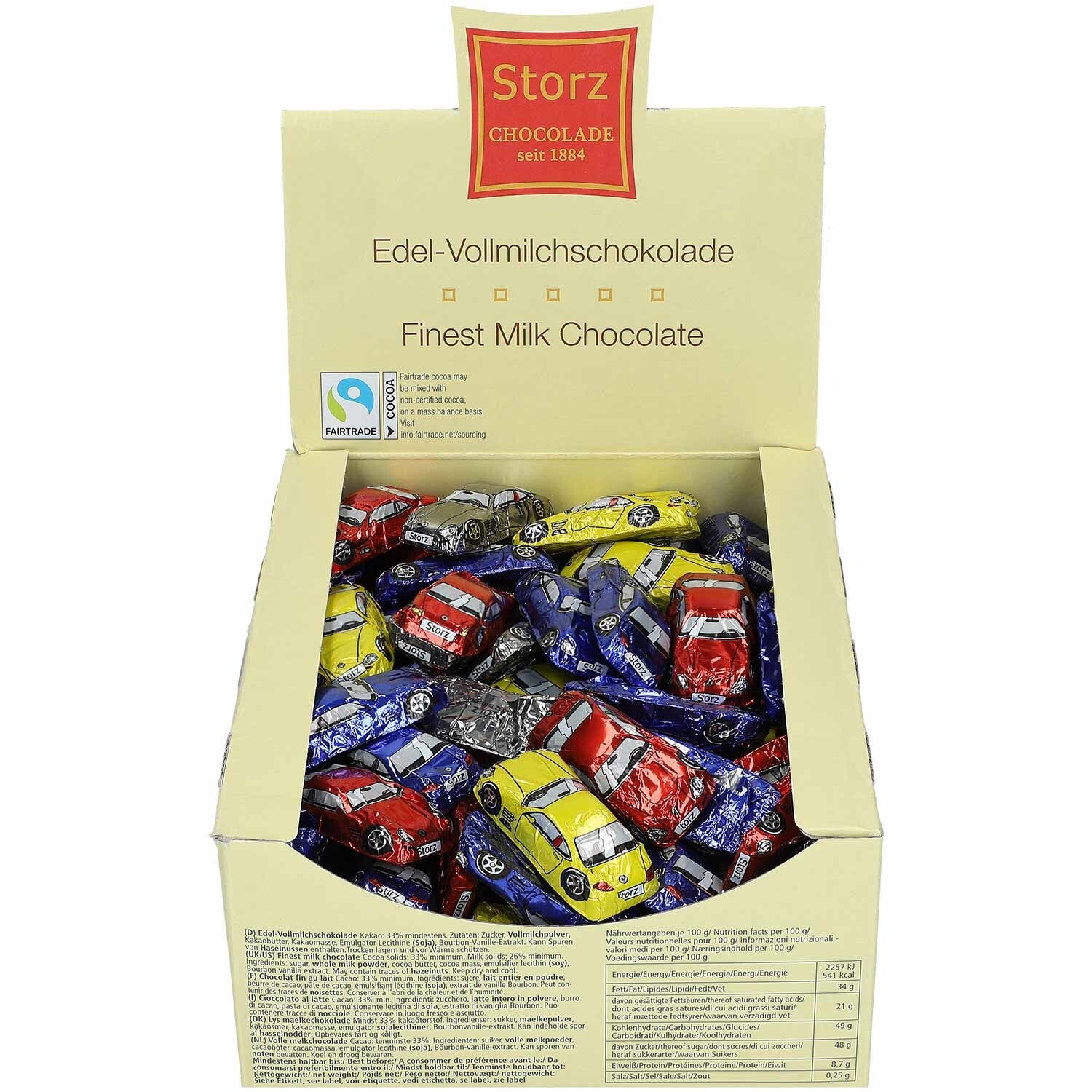 Storz | Sportwagen | Melkchocolade | 120 st | 4x assorti | 1500g