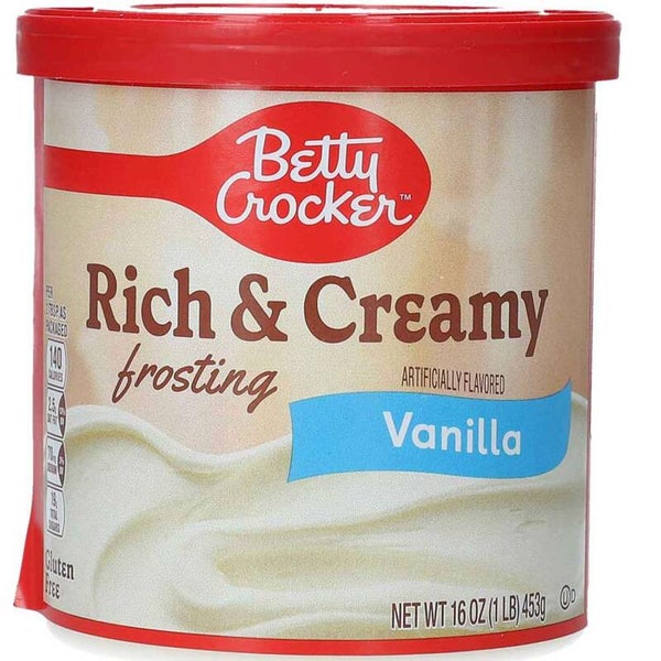 Betty Crocker | Rijke en romige glazuurvanille | 453g