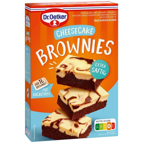 dr. Oetker | Bakmix | Cheesecake | Brownies | 446g