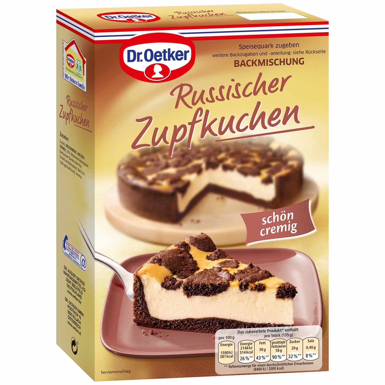 dr. Oetker | Bakmix | Russische cake | 670g
