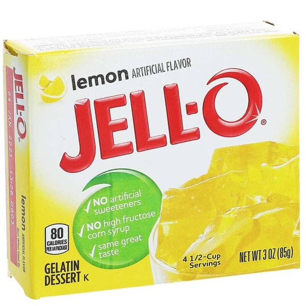 Jell-O | Lemon | Geleipoeder met citroensmaak | 85g