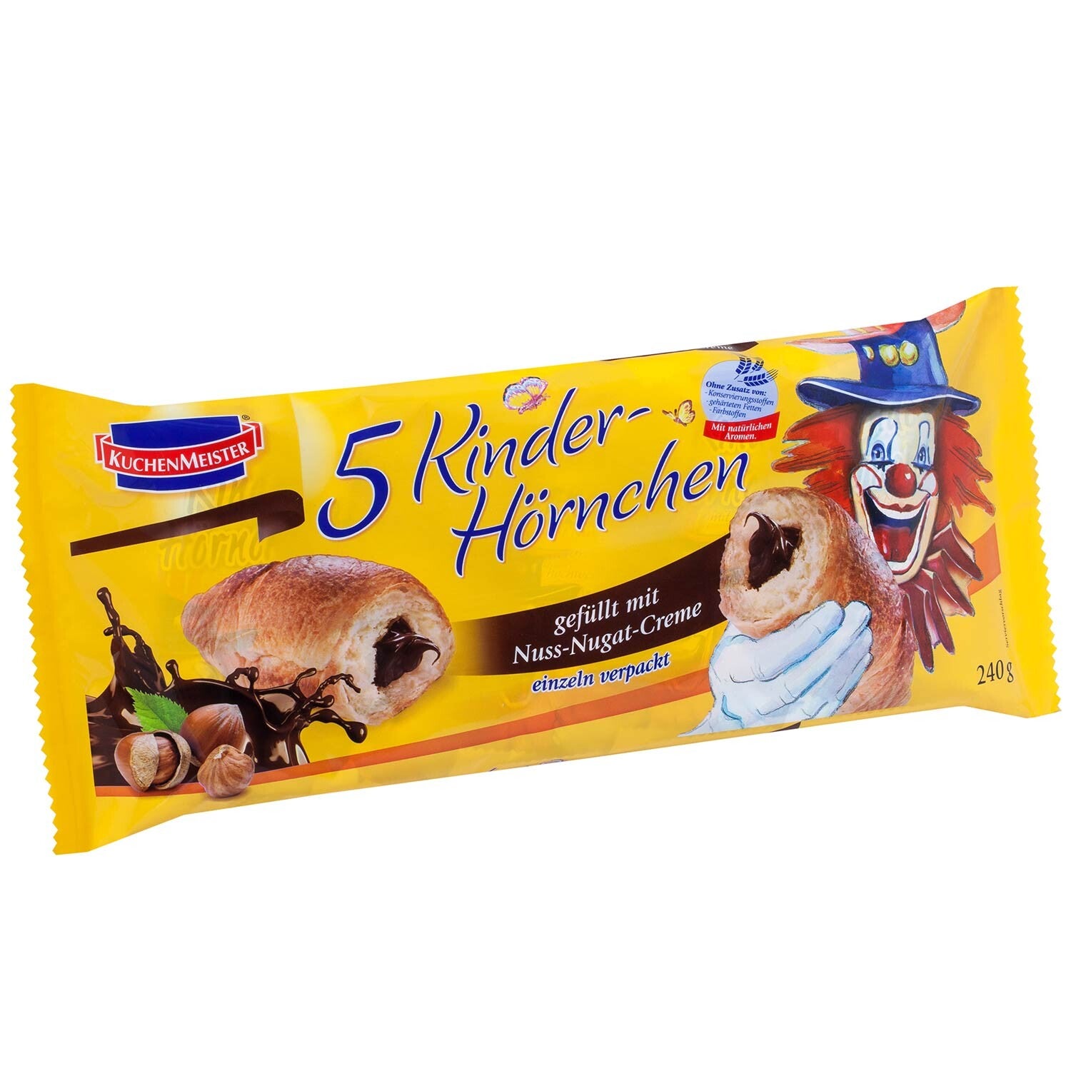 KuchenMeister | Kinder croissants | Noten nougat crème | 5x48g | 240g