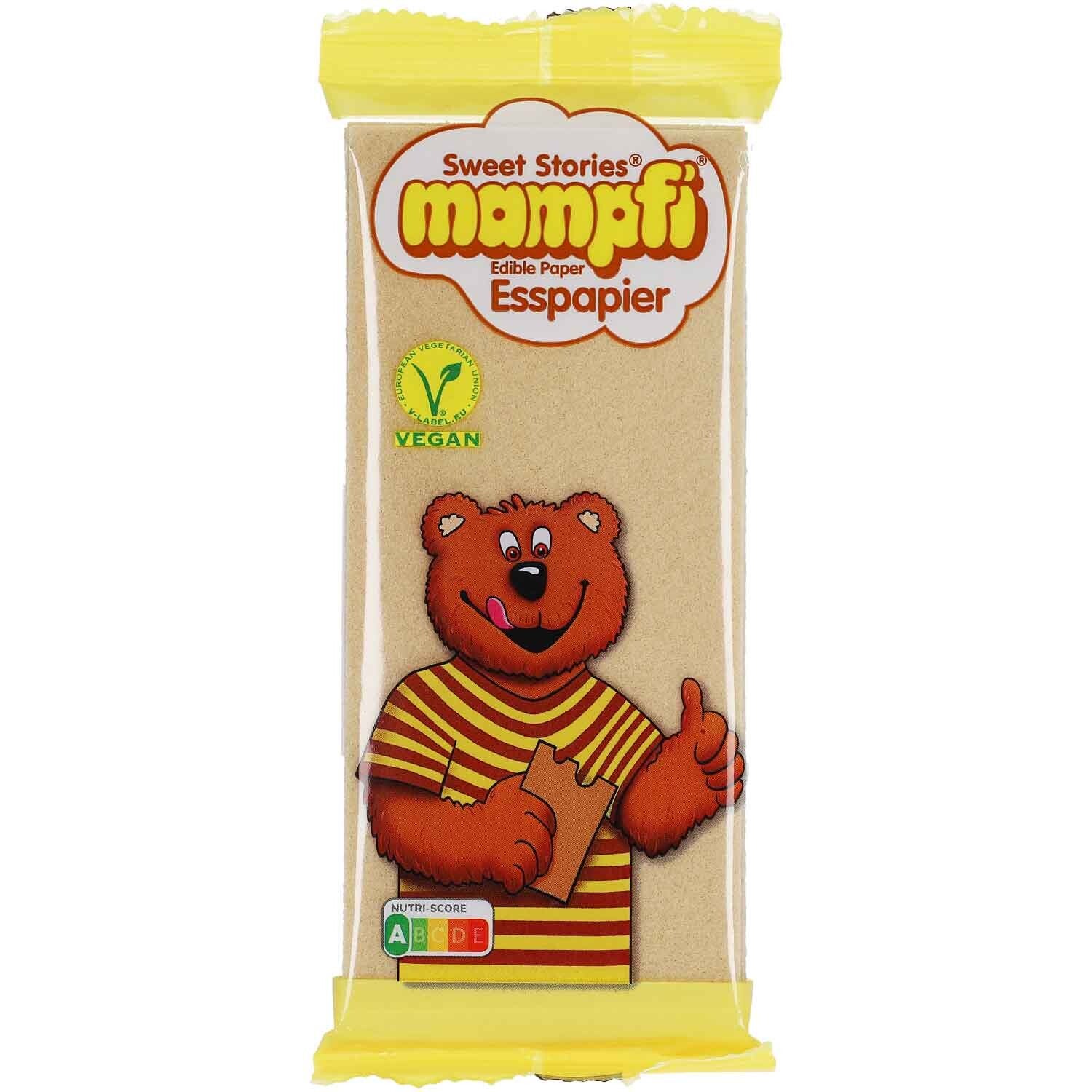 mampfi | Eetbaar papier | karamelsmaak | 20g
