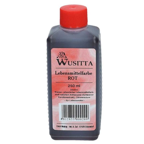 Wusitta | Voedings kleurstof | Rood | 250ml