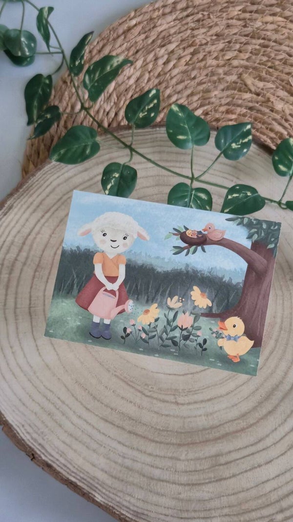 Schaapje water geven