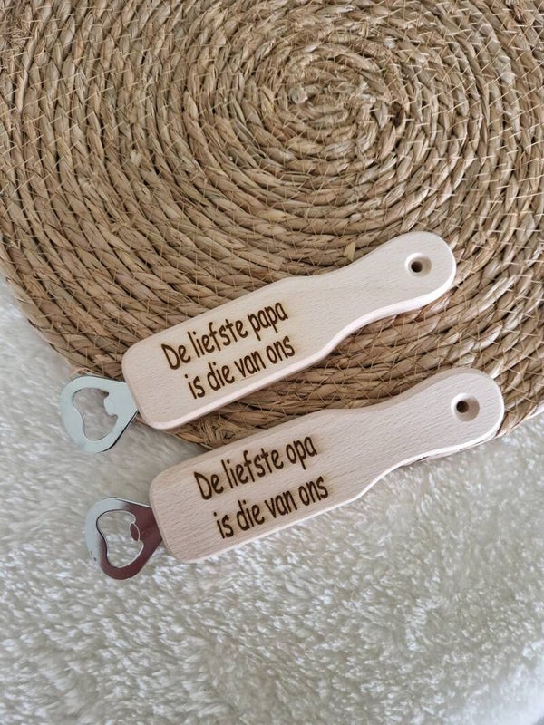 Bieropener eigen tekst