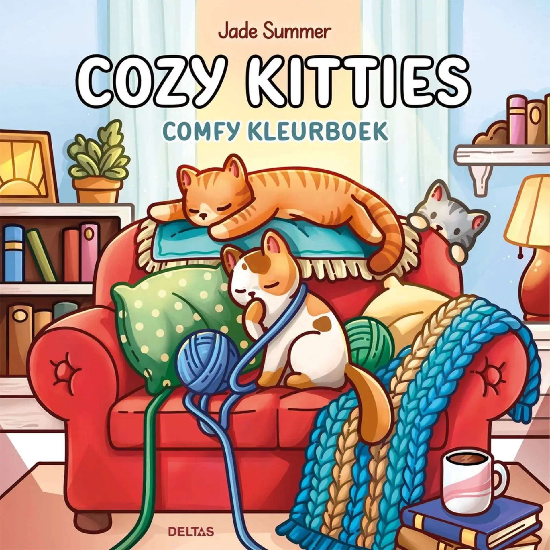 Comfy kleurboek-Cozy kitties Jade Summer