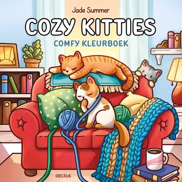 Comfy kleurboek-Cozy kitties Jade Summer