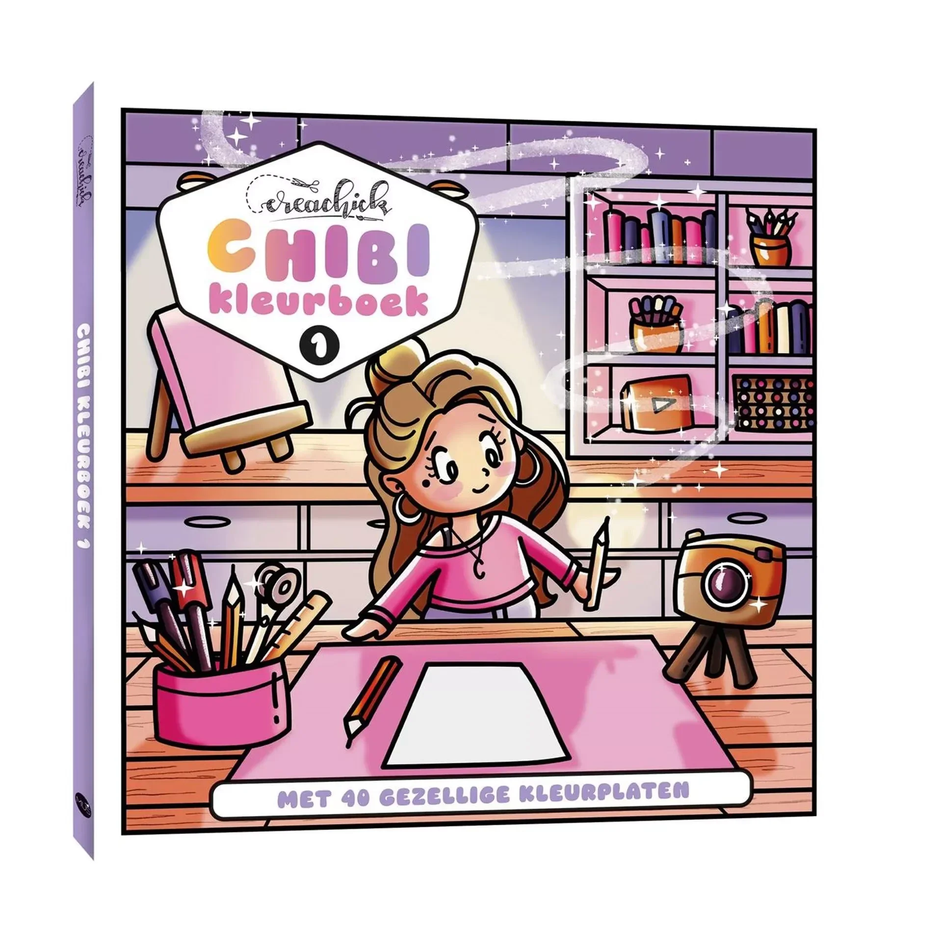 Creachick chibi kleurboek 1