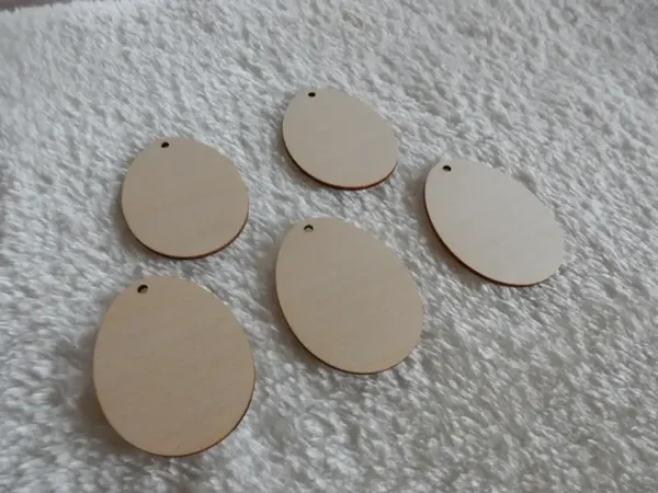 Hangers paaseieren blanco