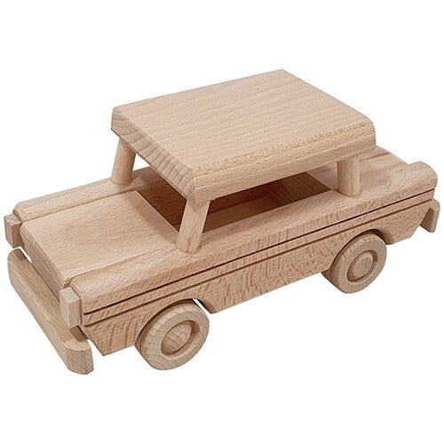 houten auto