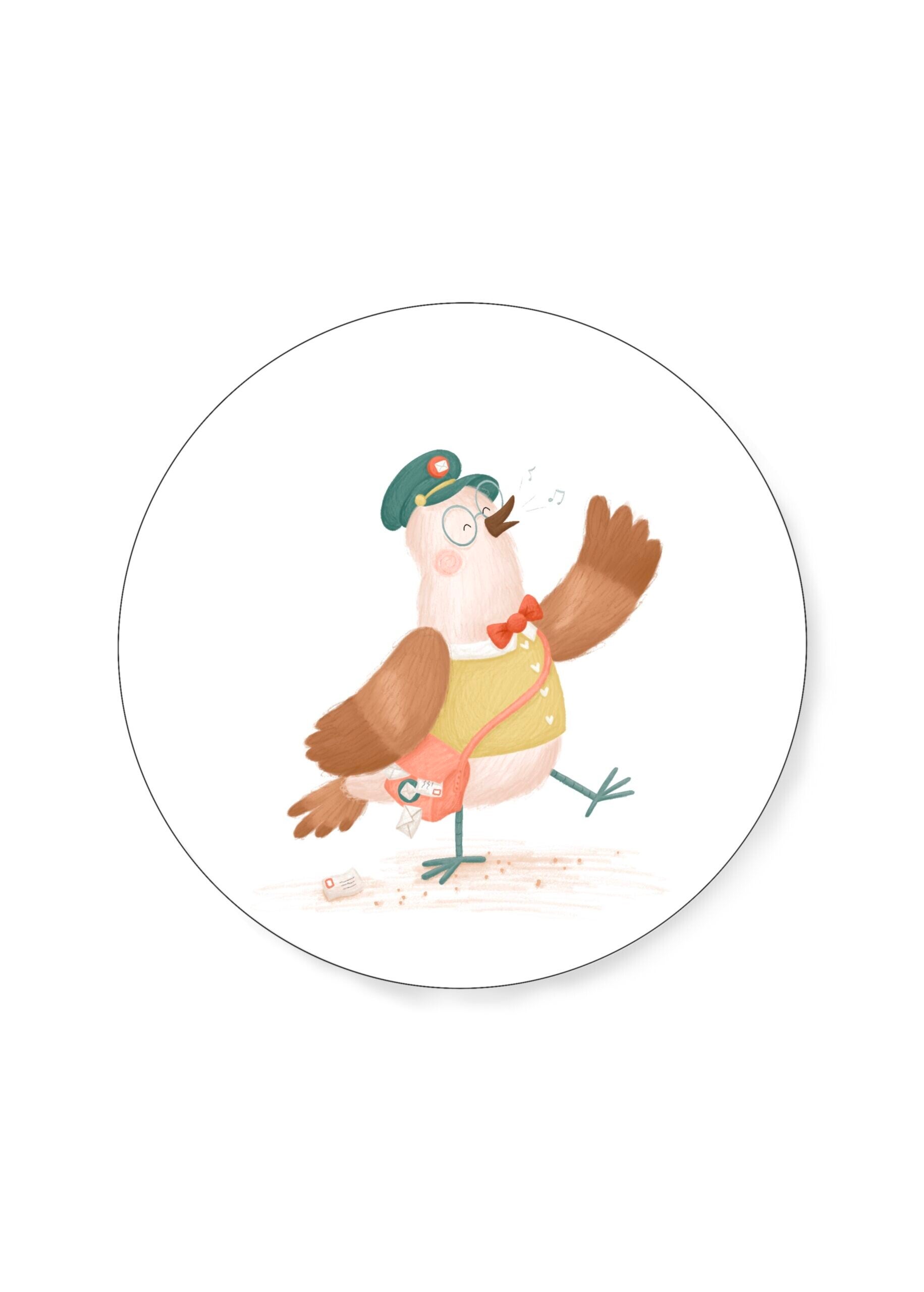 Sluitsticker post voor jou!/10 stuks