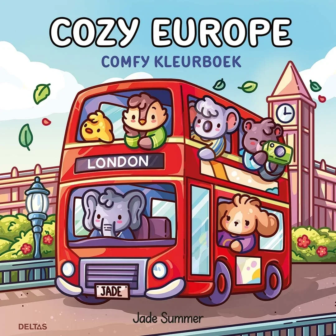Comfy kleurboek-Cozy Europe Jade Summer