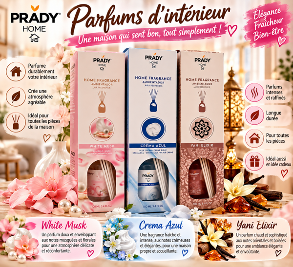 Prady Home – Parfums d’intérieur aux senteurs raffinées 🌸