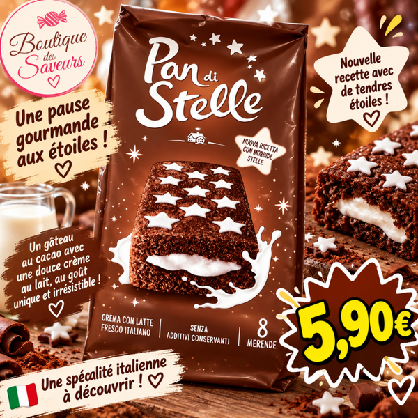🇮🇹 Pan di Stelle – Gâteau italien au cacao et à la crème de lait