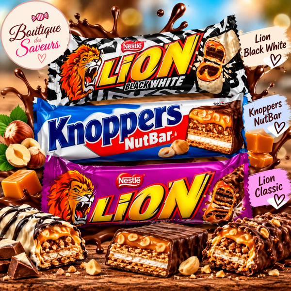 🍫 Barres Chocolatées du Monde – Lion & Knoppers 😋